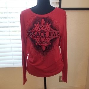 VERSACE JEANS BEADED LONG SLEEVE SHIRT! BRAND NEW!